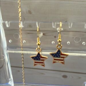 Patriotic Star Earrings